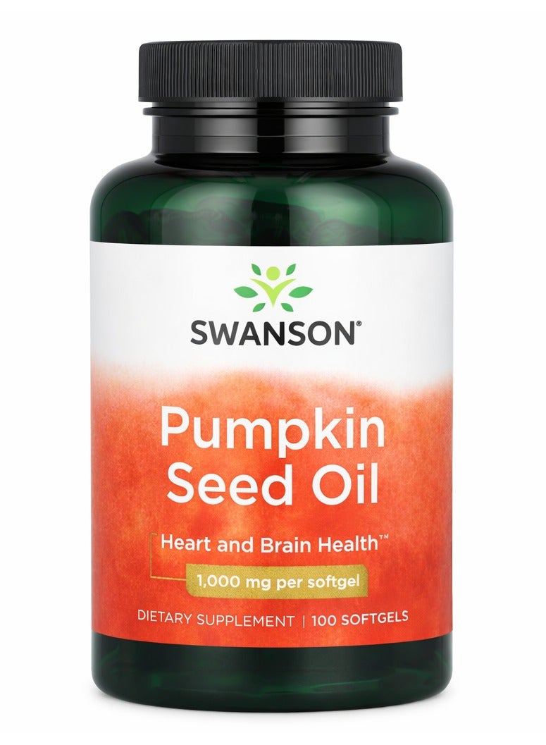 سوانسون، زيت بذور اليقطين، 1000 مجم، 100 كبسولة هلامية - Image 1